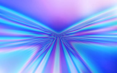 Bükülmüş çizgiler ile açık mavi vektör arka plan. Alaycı hatları ile glitter soyut illüstrasyon. Tasarımınız için tamamen yeni bir şablon.