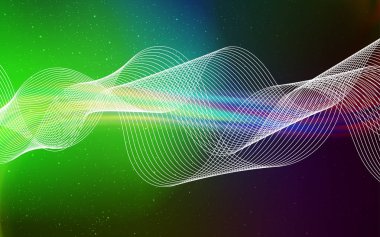 Açık pembe, yeşil vektör renkli bulanıklık arka plan. Bulanıklık tarzında tamamen yeni renkli bir çizim. Marka defteriniz için yeni stil tasarımı.