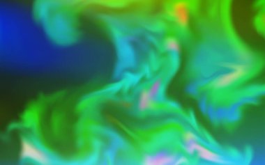 Açık mavi, yeşil vektör parlak desen bulanık. Degrade ile bulanıklık tarzında yeni renkli Illustration. Cep telefonu için arka plan.