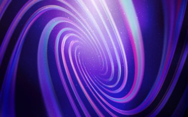 Galaksi yıldızları ile açık mor vektör arka plan. Renkli kozmik yıldızlar ile glitter soyut illüstrasyon. Astronomi Web siteleri için desen.