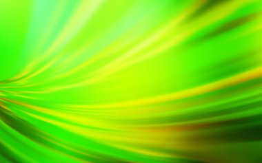 Açık yeşil, sarı vektör bulanık şablon. Gradyan ile modern soyut çizim. Tasarımının yeni yolu.