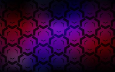 Koyu mavi, kavisli çizgiler ile kırmızı vektör zemin.