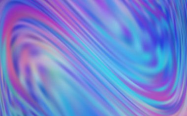 Açık pembe, mavi vektör renkli bulanık fon. Gradyan tasarımlı, soyut, ışıltılı çizimler. Tasarımının yeni yolu.