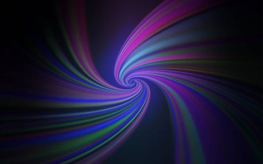 Koyu pembe, kavisli çizgiler ile mavi vektör zemin. Degrade ile basit tarzda renkli Illustration. İşletmeniz için en iyi renkli tasarım.