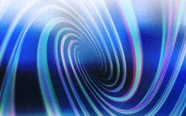 Uzay yıldızlı hafif Mavili vektör şablonu. Soyut şablonda gökyüzü yıldızlarıyla parlayan illüstrasyon. İş ilanınız için akıllı tasarım.