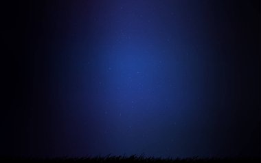 Koyu mavi vektör arka plan gökada yıldız ile.