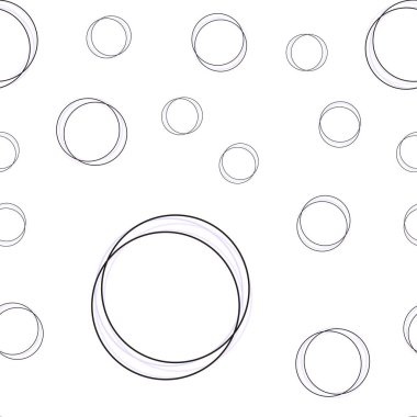 Hafif mor vektör Dikişsiz desen küreler ile.