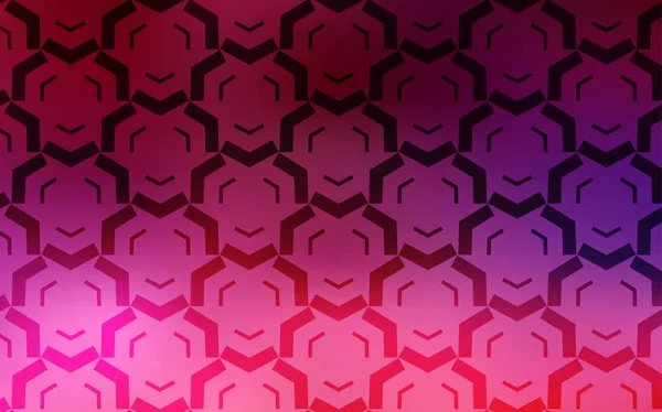 Dark Purple Pink Vector Background Curved Lines Circumflex Abstract Illustration — Stock Vector
