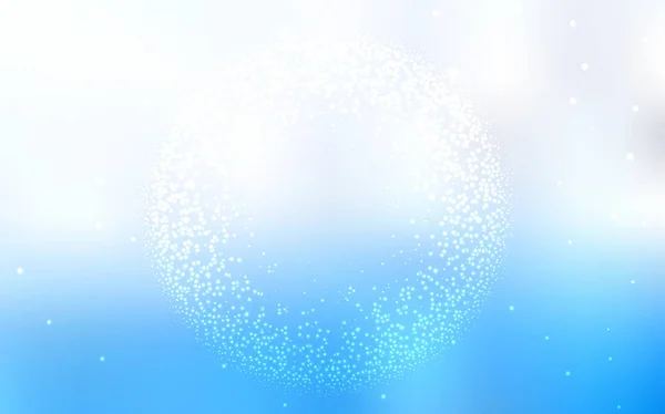 Fond Vectoriel Bleu Clair Avec Étoiles Galaxie Illustration Colorée Brillante — Image vectorielle