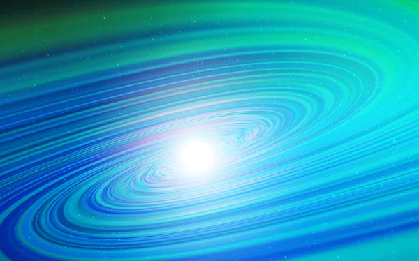Темний Векторний Фон Blue Зірками Галактик Блискуча Абстрактна Ілюстрація Барвистими — стоковий вектор