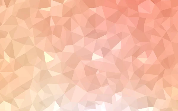 Fond Mosaïque Triangle Vectoriel Orange Clair Illustration Colorée Brillante Avec — Image vectorielle