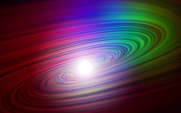 Dunkler Mehrfarbiger Vektorhintergrund Mit Astronomischen Sternen Raumsterne Auf Verschwommenem Abstrakten — Stockvektor