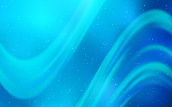Світло Blue Векторний Візерунок Зірками Нічного Неба Розмитий Декоративний Дизайн — стоковий вектор