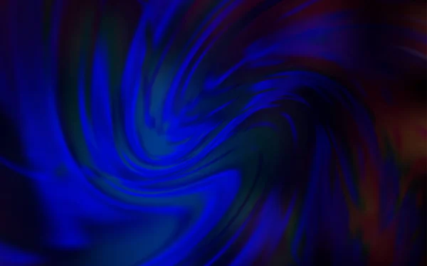 Donkerblauwe Vector Kleurrijke Vervagen Achtergrond Glitter Abstracte Illustratie Met Gradient — Stockvector