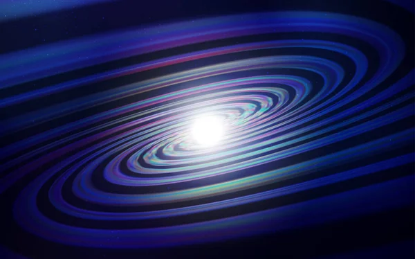 Fond Vectoriel Bleu Foncé Avec Étoiles Galaxie Illustration Abstraite Scintillante — Image vectorielle