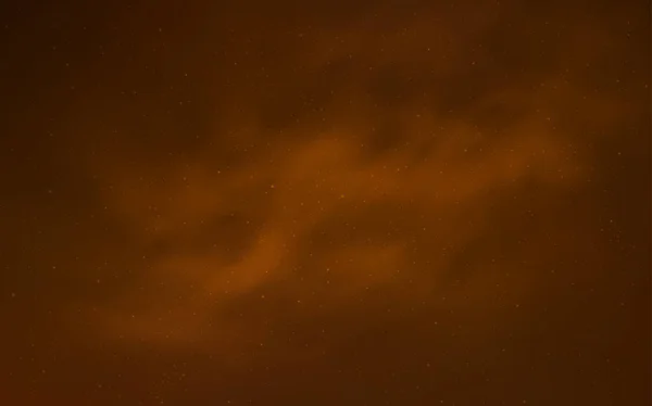 Patrón Vectorial Naranja Claro Con Estrellas Del Cielo Nocturno Ilustración — Vector de stock