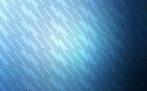Светло Синий Векторный Шаблон Повторяющимися Палками Сияющая Цветная Иллюстрация Острыми — стоковый вектор