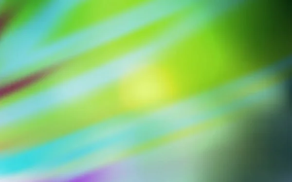 Светло Голубой Зеленый Вектор Размытый Фон Красочная Иллюстрация Абстрактном Стиле — стоковый вектор