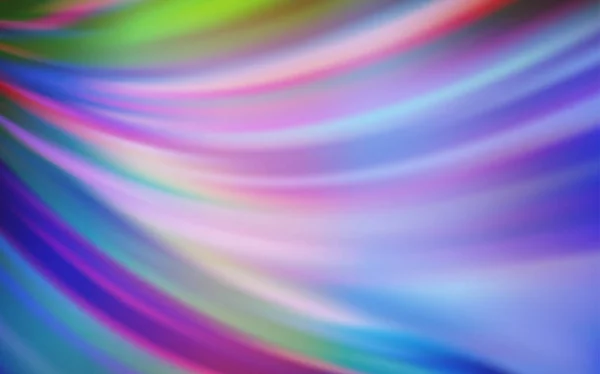 Licht Multicolor Vector Wazig Achtergrond Nieuwe Gekleurde Illustratie Blur Stijl — Stockvector