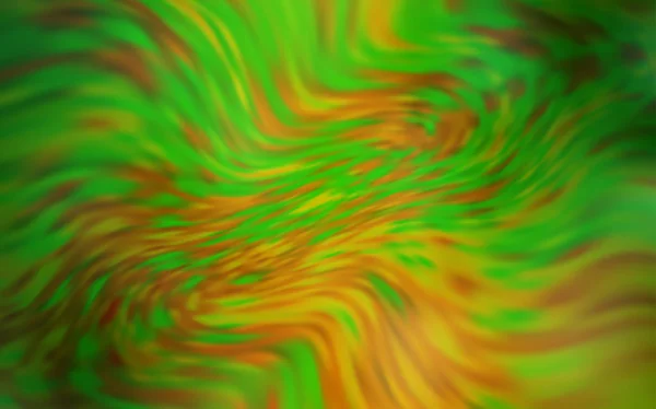 Fond Flou Coloré Vecteur Vert Clair Illustration Colorée Brillante Dans — Image vectorielle