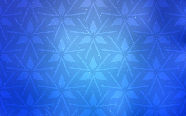 Light Blue Vector Texture Triangular Style Beautiful Illustration Triangles Nature — Stock Vector