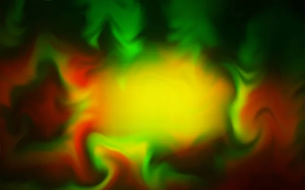 Tmavě Zelená Žlutý Vektor Rozmazaný Barevný Elegantní Zářivý Obrázek Přechodem — Stockový vektor