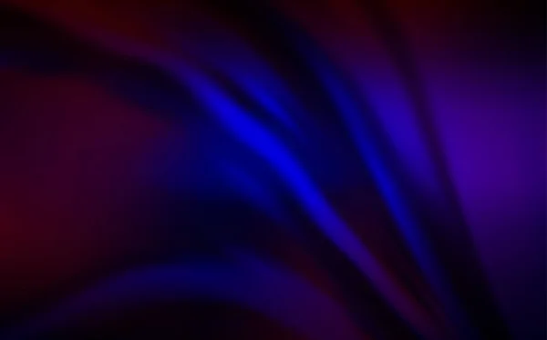 Bleu Foncé Vecteur Rouge Flou Motif Lumineux Illustration Créative Demi — Image vectorielle