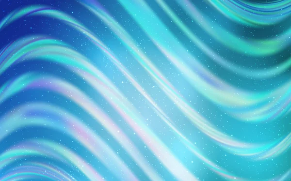 Φωτεινό Μπλε Διάνυσμα Φόντο Αστέρια Γαλαξία Διαστημικά Αστέρια Θολό Αφηρημένο — Διανυσματικό Αρχείο
