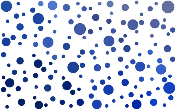Dark Blue Padrão Vetorial Com Esferas Glitter Ilustração Abstrata Com —  Vetores de Stock
