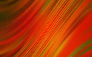 Uzay yıldızlı Light Orange vektör şablonu. Renkli kozmik yıldızlı soyut çizimler. Fütürist reklamlar ve kitapçıklar için şablon.