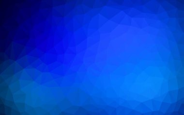 Koyu mavi vektör düşük poli doku. Çokgen şekilleri ile bir örnek. İşiniz için yeni tasarım.