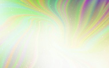 Astronomik yıldızlı açık yeşil vektör arka planı. Bulanık arkaplandaki ve gradyanı olan uzay yıldızları. İş ilanınız için akıllı tasarım.