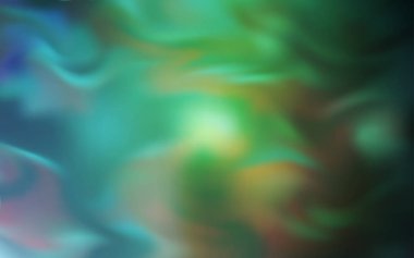 Açık mavi, yeşil vektör soyut parlak şablon. Yaratıcı illüstrasyon, yarım tonlu ve eğimli. Marka kitabınız için yeni biçim tasarımı.