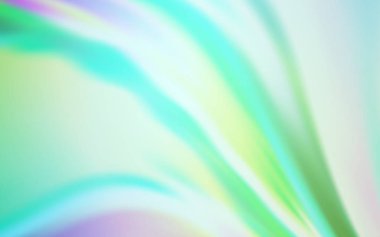 Açık mavi, yeşil vektör bulanık desen. Gradyan ile modern soyut çizim. Marka kitabı için zarif bir arkaplan.