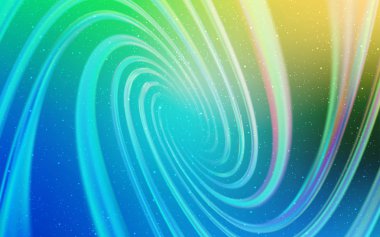 Açık mavi, Samanyolu yıldızlar ile yeşil vektör doku. Büyük Dipper yıldızları ile modern soyut Illustration. İş reklamınız için akıllı tasarım.