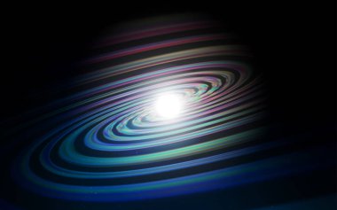 Astronomik yıldızlı koyu mavi vektör arkaplan. Bulanık arkaplandaki ve gradyanı olan uzay yıldızları. Astroloji web siteleri için desen.