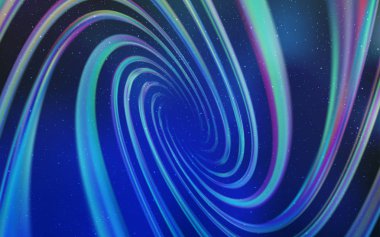 Astronomik yıldızlı hafif BLUE vektör arkaplanı. Soyut şablonda gökyüzü yıldızlarıyla parlayan illüstrasyon. Fütürist reklamlar ve kitapçıklar için şablon.