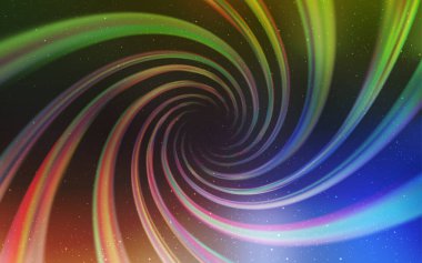 Açık mavi, Samanyolu yıldızlarıyla sarı vektör dokusu. Soyut şablonda gökyüzü yıldızlarıyla Shining Illustration. Astronomi Web siteleri için desen.