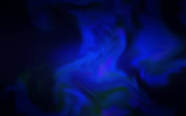 Koyu mavi vektör parlak soyut düzeni. Gradyan ile zarif parlak bir çizim. Web siteniz için bulanık tasarım.