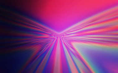 Kavisli çizgiler ile açık mor vektör zemin. Gradyan ile yarı ton tarzında yaratıcı Illustration. Tasarımınız için tamamen yeni bir şablon.