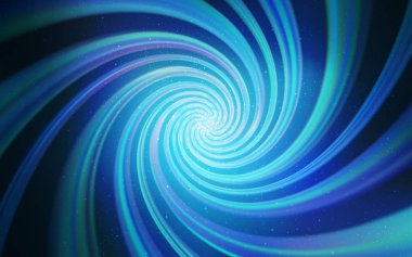 Galaksi yıldızlı hafif Mavili vektör arkaplanı. Soyut şablonda gökyüzü yıldızlarıyla parlayan illüstrasyon. Fütürist reklamlar ve kitapçıklar için şablon.