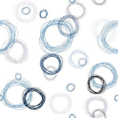 Koyu mavi vektör Dikişsiz zemin nokta ile. Renkli gradyan ile soyut arka planda bulanık kabarcıklar. Tekstil, kumaş, duvar kağıtları için tasarım.