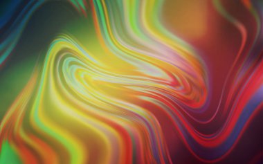 Açık yeşil, kırmızı vektör renkli bulanıklık arka plan. Degrade ile soyut tarzda renkli Illustration. Çalışmanızı için akıllı tasarım.