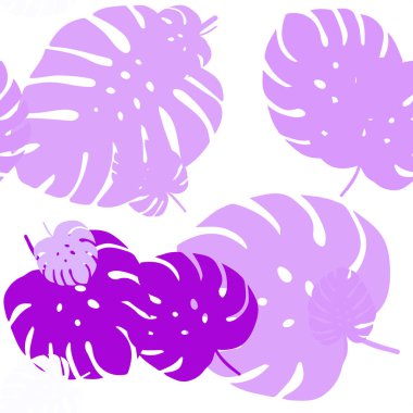 Açık pembe vektör Dikişsiz zarif yaprakları ile şablon. Doodle tarzında yaprakları ile renkli soyut illüstrasyon. Pencere jaluzi, perdeler için doku.