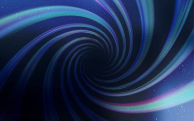 Koyu mavi uzay yıldızlı vektör şablonu. Büyük Ayı yıldızlı modern soyut illüstrasyon. Astronomi web siteleri için desen.