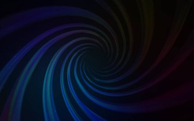 Samanyolu yıldızlı koyu mavi vektör dokusu. Parlak astronomik yıldızlı parlak renkli çizimler. Astronomi web siteleri için desen.