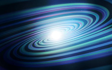 Astronomik yıldızlı koyu mavi vektör arkaplan. Bulanık dekoratif tasarım galaksi yıldızlarıyla basit bir stilde. Astronomi web siteleri için desen.