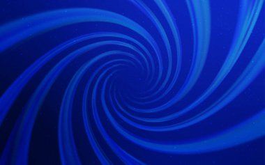 Gece gökyüzü yıldızlı açık mavi vektör deseni. Soyut şablonda gökyüzü yıldızlarıyla parlayan illüstrasyon. Fütürist reklamlar ve kitapçıklar için şablon.