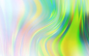 Açık yeşil vektör soyut düzeni. Bulanıklık tarzında tamamen yeni renkli bir çizim. Tasarımınızın yeni yolu.