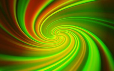 Açık yeşil, eğri çizgiler ile sarı vektör şablonu. Degrade çizgiler ile renkli geometrik örnek. İşletmeniz için tamamen yeni bir tasarım.